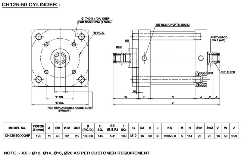 Pneumatic Cylinders For Pet Blow Moulding Machines